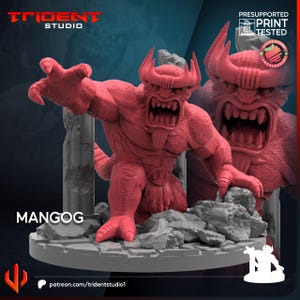 Dudegrog - 32 mm, 40 mm (MCP-skala) eller 75 mm miniatyr, 16k definition