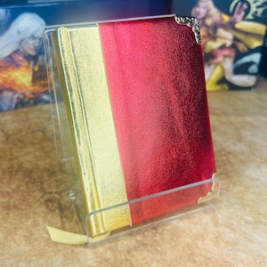 Iron Man Inspired Mini Hardback Card Holder for Heroclix and Other Games. Holds Up to 20 Cards.