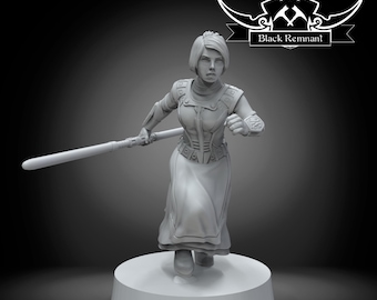 Kira Nevada - Star Wars - 35 mm (Legion), 40 mm (Shatterpoint) of 75 mm miniatuur, 16k-definitie