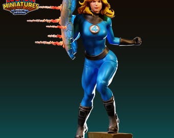 Transparent Woman 3 - 32mm, 40mm (MCP Scale), or 75mm Miniature, 16k Definition