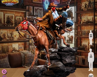 Rope-Slinger - 32mm, 40mm (MCP Scale), or 75mm Miniature, 16k Definition