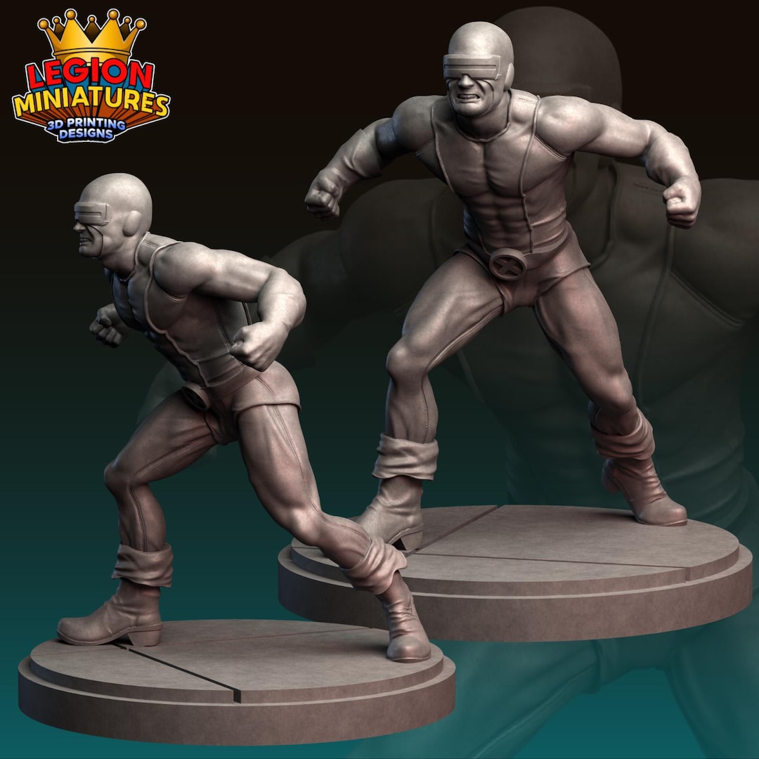 Biclops 1 - 32mm, 40mm (MCP Scale), or 75mm Miniature. 16k Definition ...