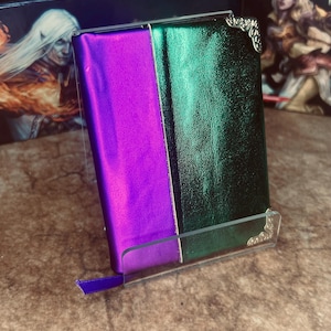 Lex Luthor Inspired Mini Hardback Card Holder for Heroclix and Other Games. Holds Up to 20 Cards.