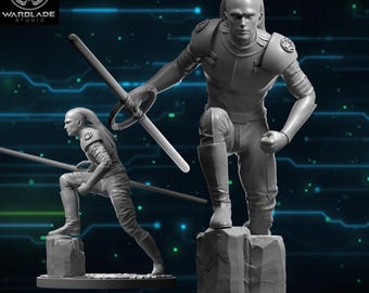 Toullon - Star Wars - Miniatura de 35 mm (Legion), 40 mm (Shatterpoint) o 75 mm, definición 16k