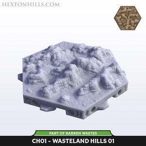 Barren Wastes Tiles - 1", 1.5", 2", 2.5", & 3" in Diameter, 16k Definition
