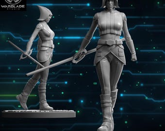 Séptima Niña - Star Wars - Miniatura de 35 mm (Legion), 40 mm (Shatterpoint) o 75 mm, definición 16k