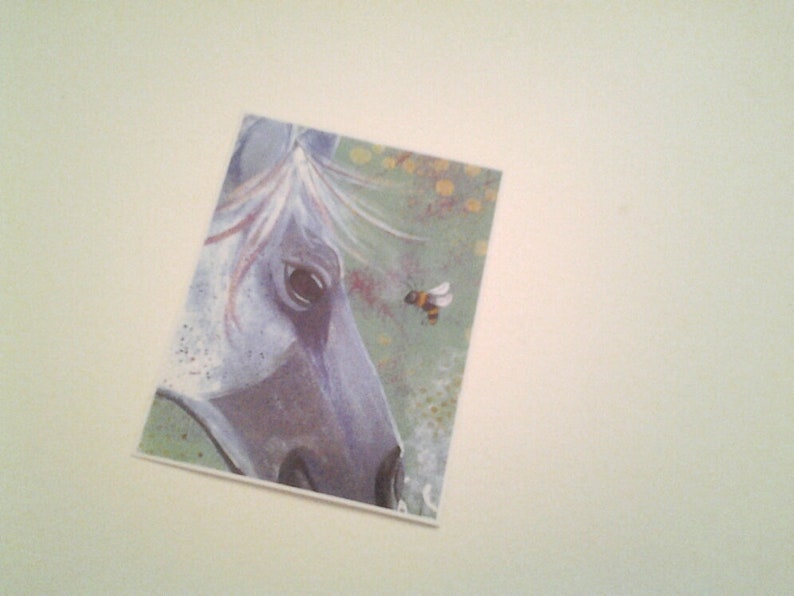 Large Horse Stickers, unique, hand cut, Art Stickers, horse art, sticker set image 5