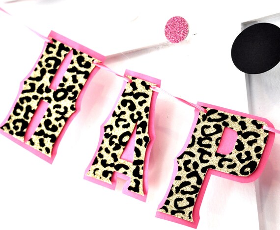 Cheetah Print Retirement Banner Sassy Retirement Party Happy Etsy