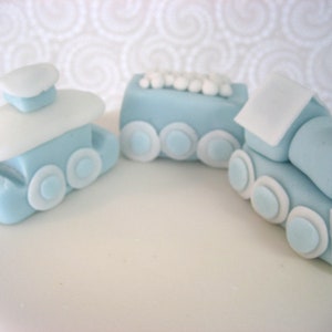 TRAIN Cake Topper, Edible Train Cake Topper, Train Engine Birthday Cake Topper, Custom Train Topper, Fondant Train Baby Shower Cake