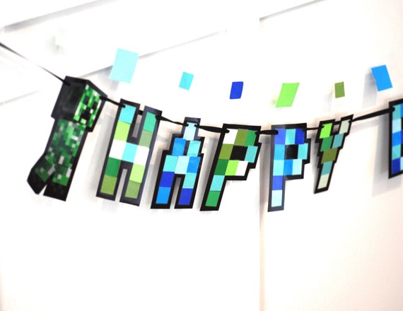 Video Game Party Banner Video Gamer Birthday Banner Gamers Etsy