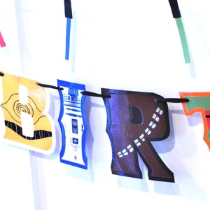 Star Wars LiGHT SABER GARLAND ONLY, Star Wars Birthday Party Supplies