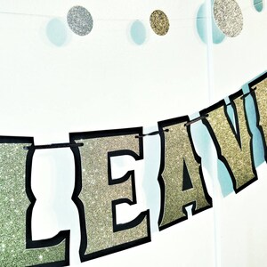 Please Leave By Nine Banner Please Leave Banner Custom Time | Etsy