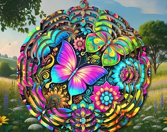 Motyl Wiatraczek PNG – Kolorowy, naturalny wzór sublimacji (do pobrania cyfrowego)