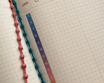 Full Day Time Column for Hobonichi Planner | Washi Tape 5mm