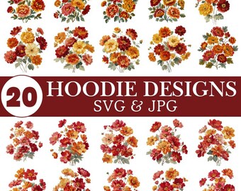 Graphic Hoodie Designs: Unisex Street Style Sweatshirt (SVG & JPG)