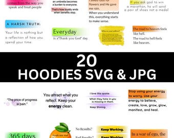 Graphic Hoodie Designs, SVG & JPG File