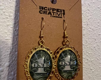Authentic American One Dollar Earrings