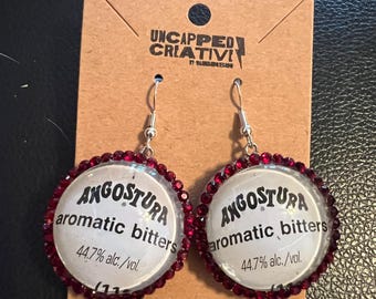 Boucles d'oreilles amer aromatiques Angostura