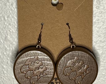 Monkey Shoulder Scotch Cork Handmade Earrings
