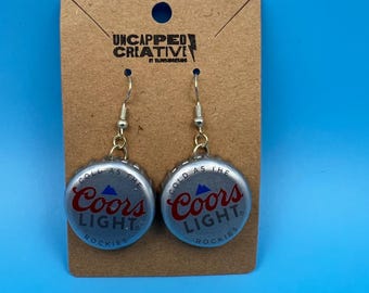 Coors Light Earrings