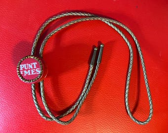 Punt e Mes Italian Amaro Vermouth Jeweled Bottle Cap Bolo Tie