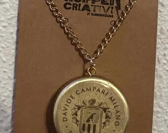 Campari Bottle Cap Necklace