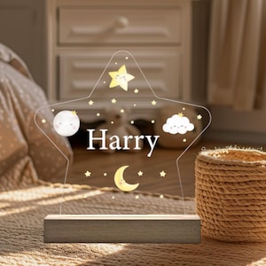 Baby night light, baby gifts, baby night lamp, children gift birth, christening gift, children&#39;s birtday gift, children&#39;s room decor,