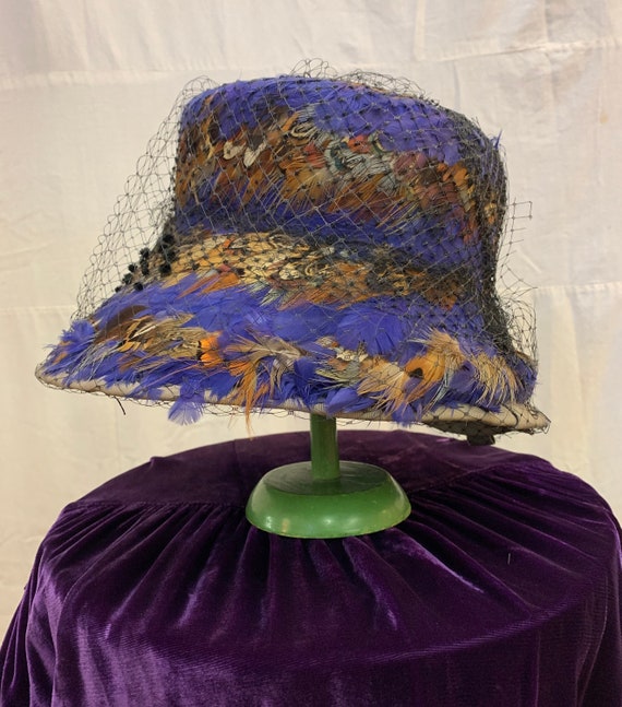 1960s, 6"× 7" , pill box hat - image 1