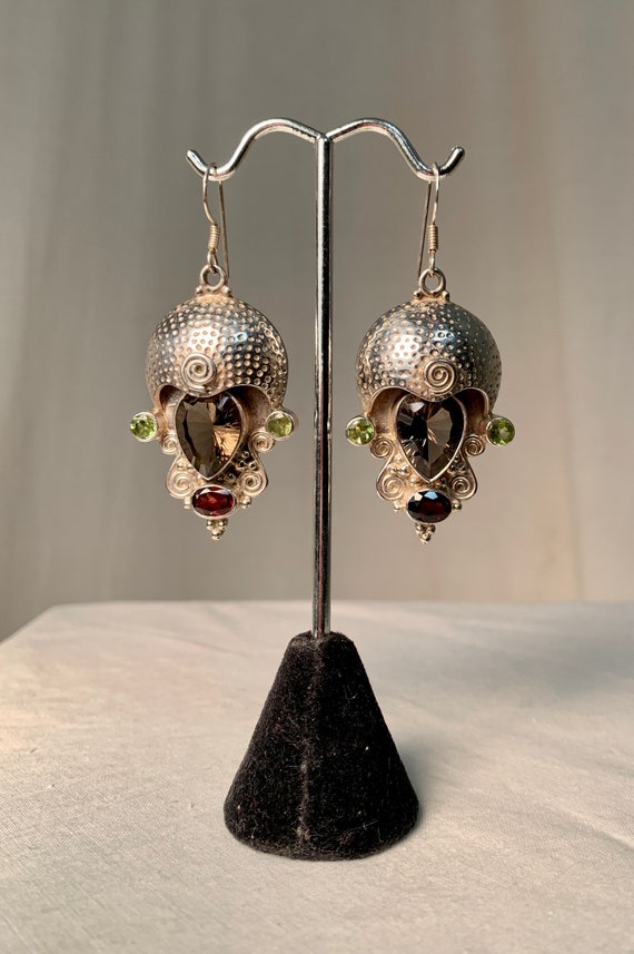 Domed shaped earrings