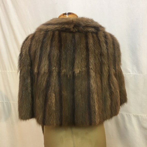 1950s, 42" bust, mink stole with collar, - image 3