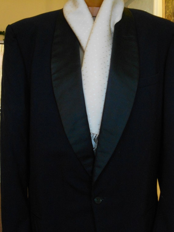 1950's, 44" chest, tux suit jacket, 38" suit pant… - image 2