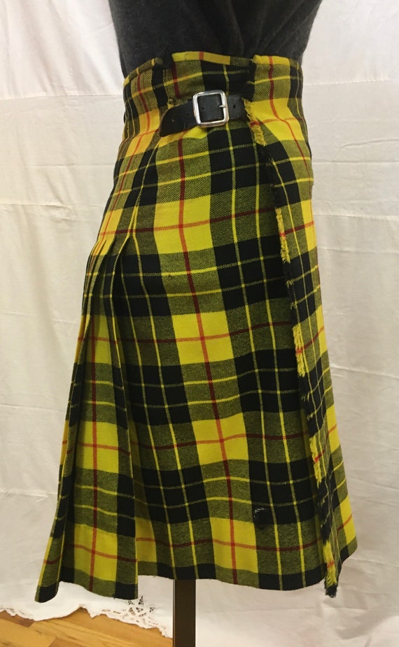 1950s, 28" waist, traditional scots plaid kilt of… - image 4