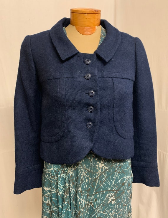 【2plan】Etsi Wool Crop Jacket 1950s, 34
