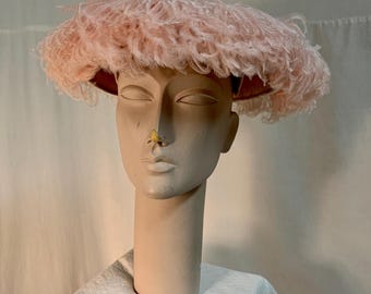 1950s Ostrich Feather Hat - Etsy display picture 1