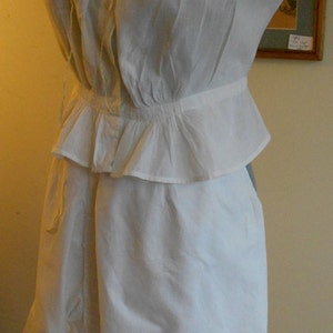 1890's-1900, one size drawer string bloomers, of white lawn cotton image 3