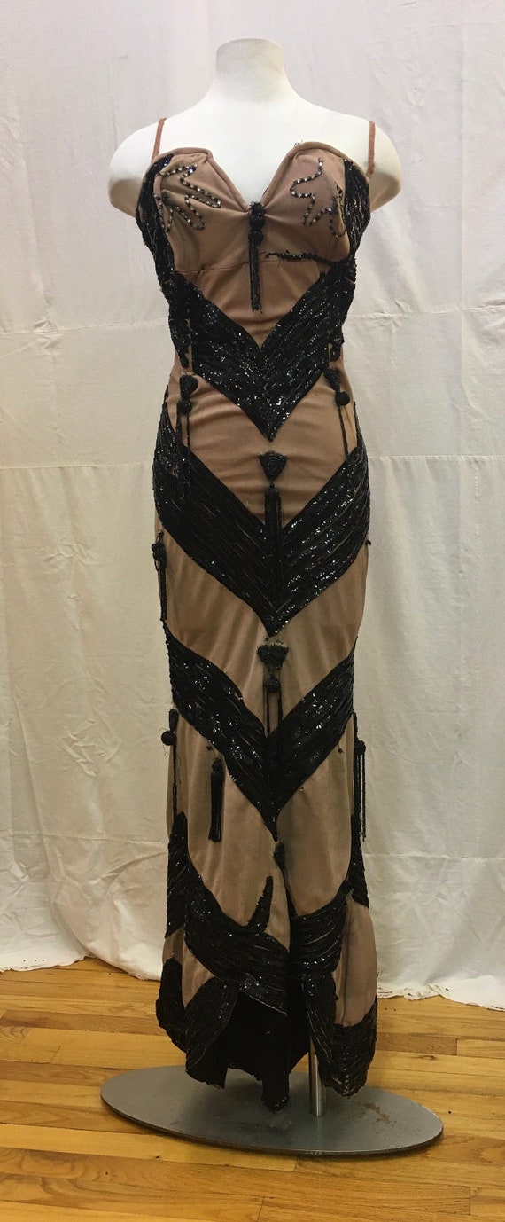 1960s, 34" bust, " show girl"  gown