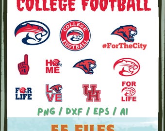 Diseños SVG de fútbol, Equipo de fútbol Png, Equipo de fútbol personalizado, Fútbol universitario SVG, 55 archivos SVG de fútbol,