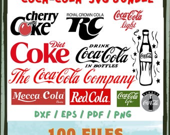 Paquete SVG de Coca-Cola, diseños vintage (descarga digital)