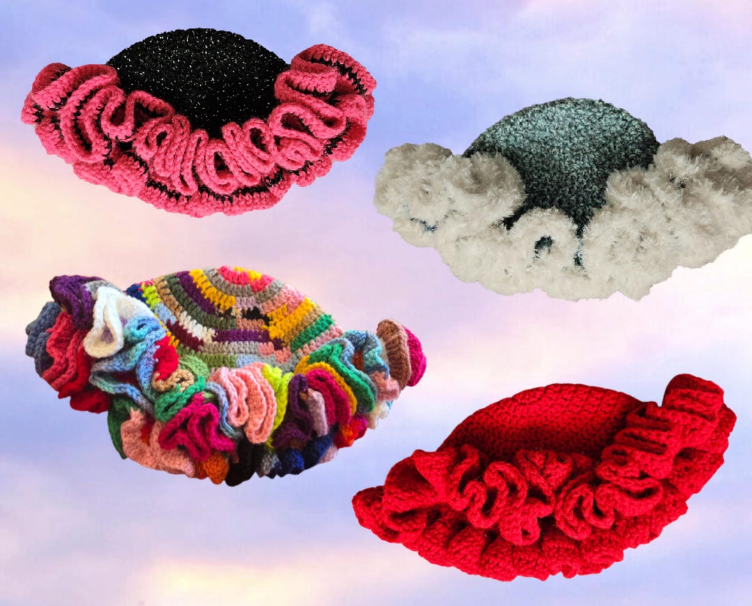 Handmade Ruffle Hats - Etsy