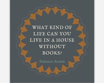 Sherman Alexi books sticker