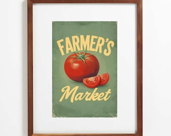 Vintage Farmer’s Market Poster