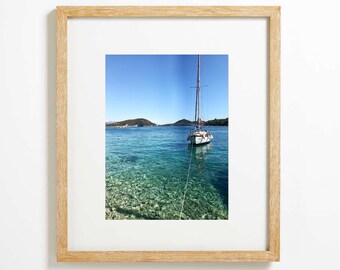 Croatia Photograph Sailboat