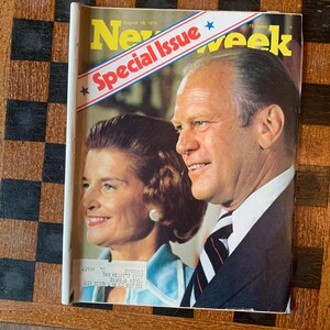 Vintage Newsweek Magazine [Gerald Ford; Richard Nixon] August 19, 1974