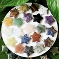 1.1'' Hand Carved Crystal Star, Natural Crystal Star, Mini Crystal Star, Star Gemstones, Gemstone Star, Crystal Healing, Crystal Star Gift product logo