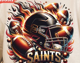 Lets go Saints Png, Football Saints Png, Game Day Png, Football Png, Football Shirt, Football Season Png, Football Game Shirt, Saints Png