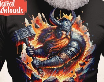 Viking Warrior Png, Files for Sublimation, Vikings Shirt, Odin Png, Valhalla Png, Norse Viking Png, Walahalla Png, Viking Clipart, Digital