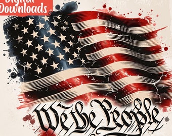 Noi il popolo Png, maglietta patriottica USA png, maglietta americana, bandiera USA Freedom Png, maglietta Merica Png, noi il popolo maglietta, bandiera USA in difficoltà