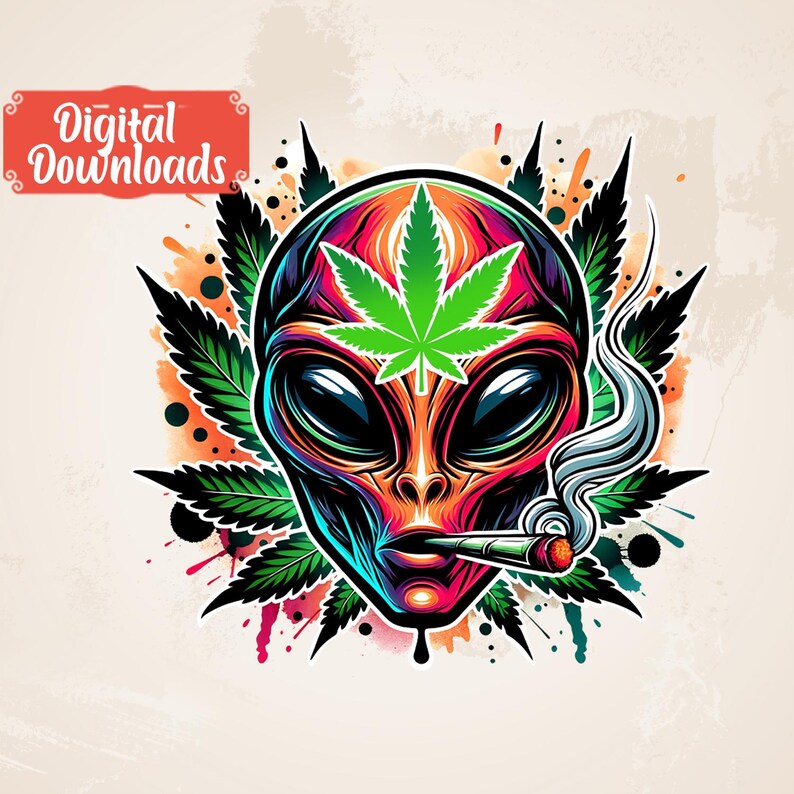 Weed Png | Alien Png File | Weed Alien Png | High Green Man Jpeg ...