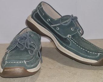 Zapatos náuticos de cuero cómodos para hombre de Slatters Shackle
