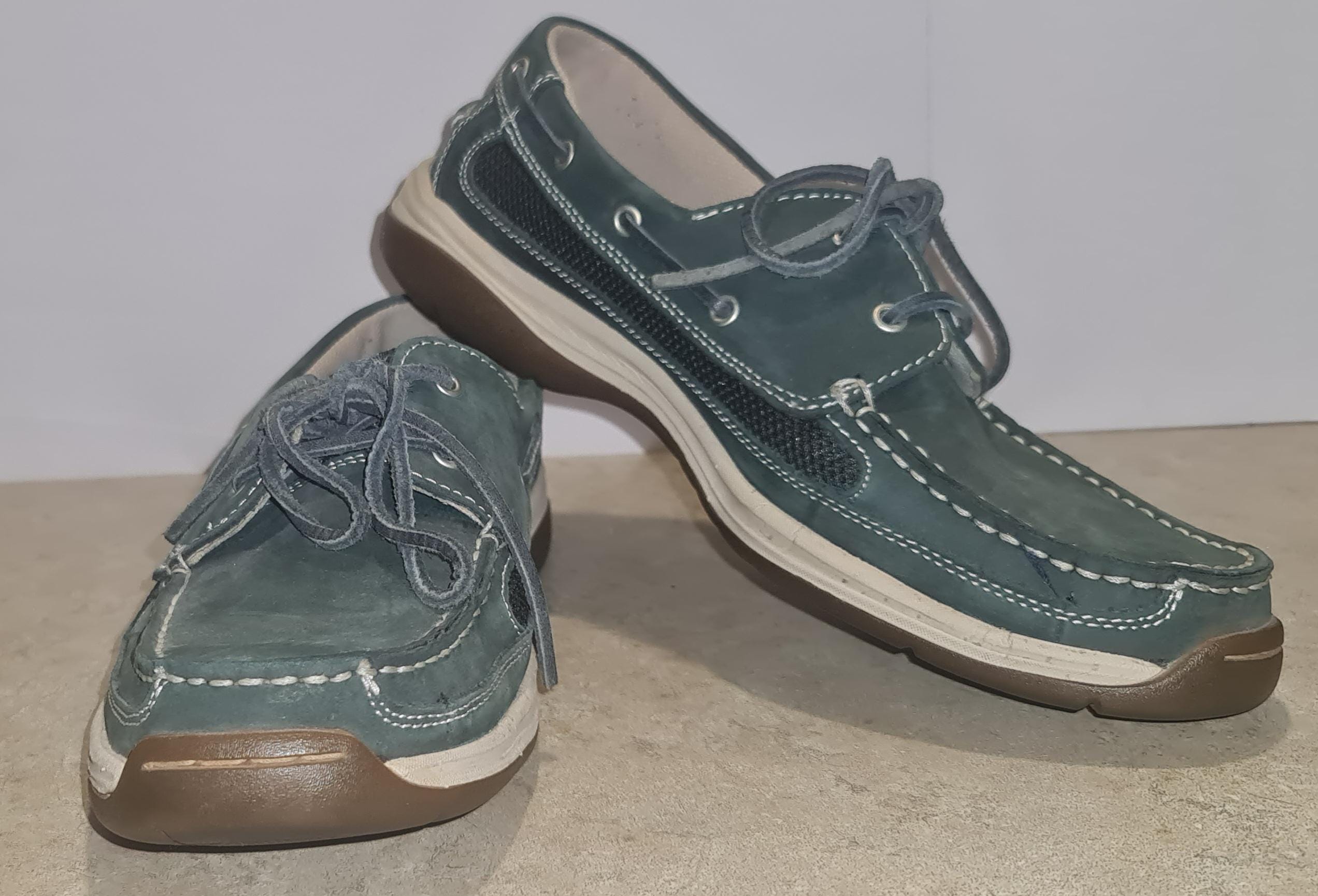 Slatters Shackle Mens Comfortable Leather Boat Shoes